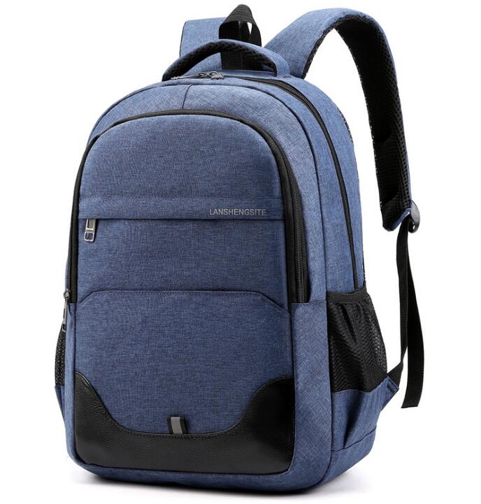 Chuwanglin unissex estilo preppy mochilas escolares mochila masculina casual 14 "portátil mochila moda sacos de viagem y70309: Azul