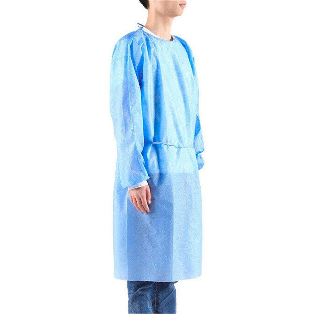 Disposable Non-woven Workwear Protection Clothing Breathable Isolation Gown D6