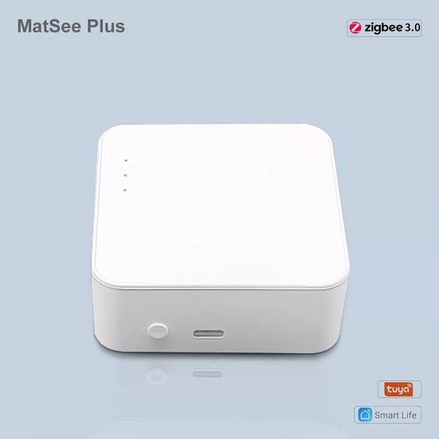 Tuya zigbee 3.0 gateway hub – drahtlos/kabelgebundene smart-home-zentrale mit bridge-funktion, app- und fernbedienungssteuerung, kompatibel mit google home und alexa: Drahtloses gateway-whi