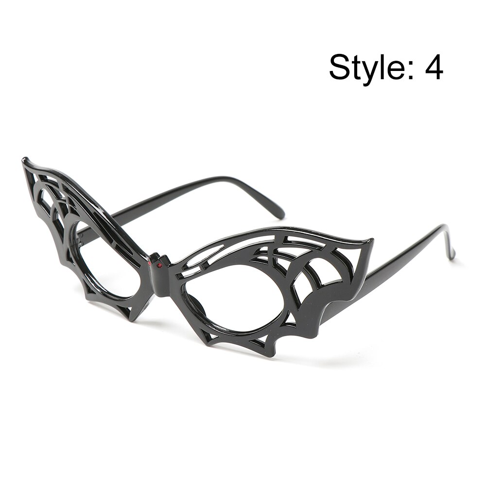Masquerade Party Halloween Glasses Funny Pumpkin Skull Spider Web Glasses Scary Eyeball Halloween Decorations Glasses: 04
