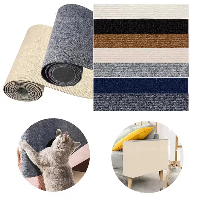 Zelfklevend Tapijt Katten Krasplank Muur Anti Kat Kras Bank Diy Katten Krasplank Bank Bescherming Poten Verscherpen Trimbaar