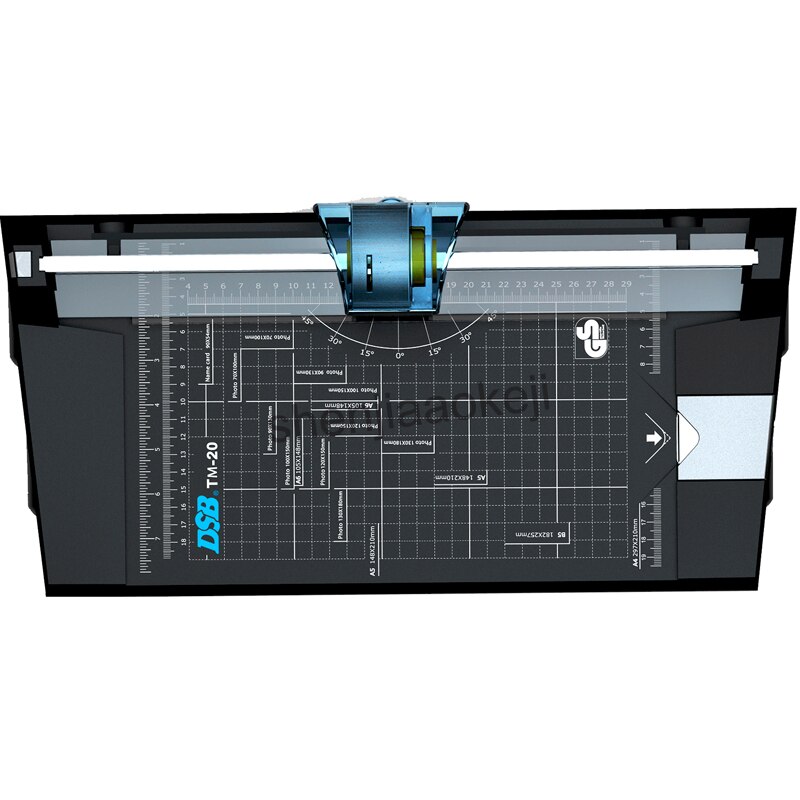 5in 1 Papier trimmer A4 TM-20 multifunctionele papiersnijder handmatige papier snijden papier mes foto inspringen gestippelde lijn curve