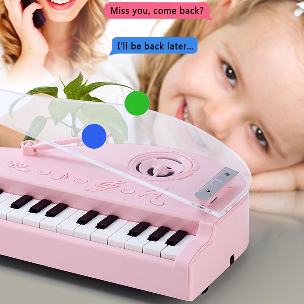 Mini klaver intelligent induktion 7 farve belysning 31 nøgle bluetooth musik legetøj til børn bedste jul