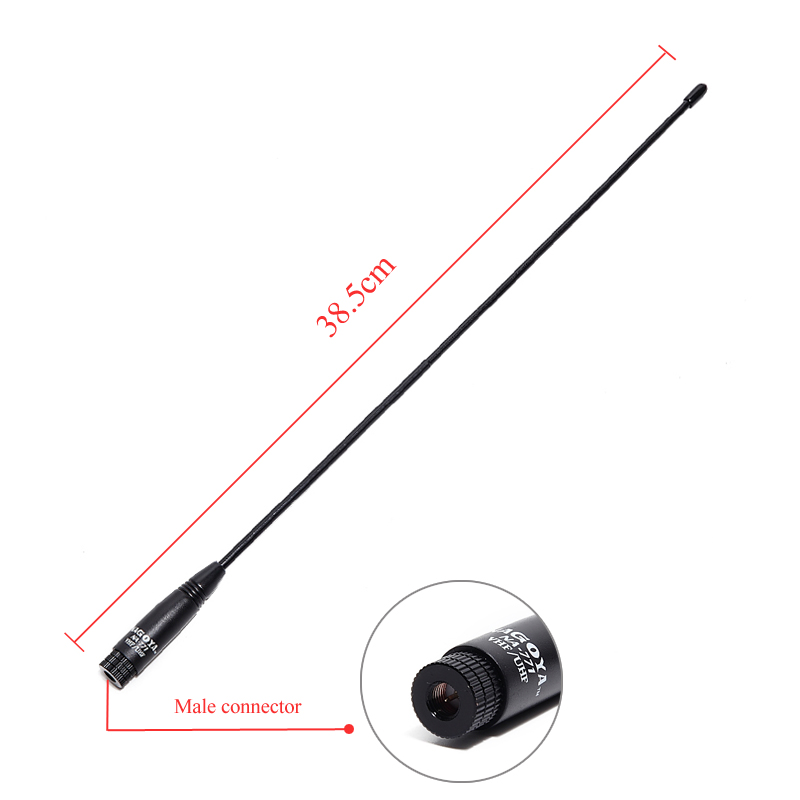 2PCS Nagoya NA-771 SMA-Male Dual Band VHF/UHF 144/430MHz Soft Antenna NA771 For Yaesu TYT TH-UV8000D WOUXUN Walkie Talkie NA 771