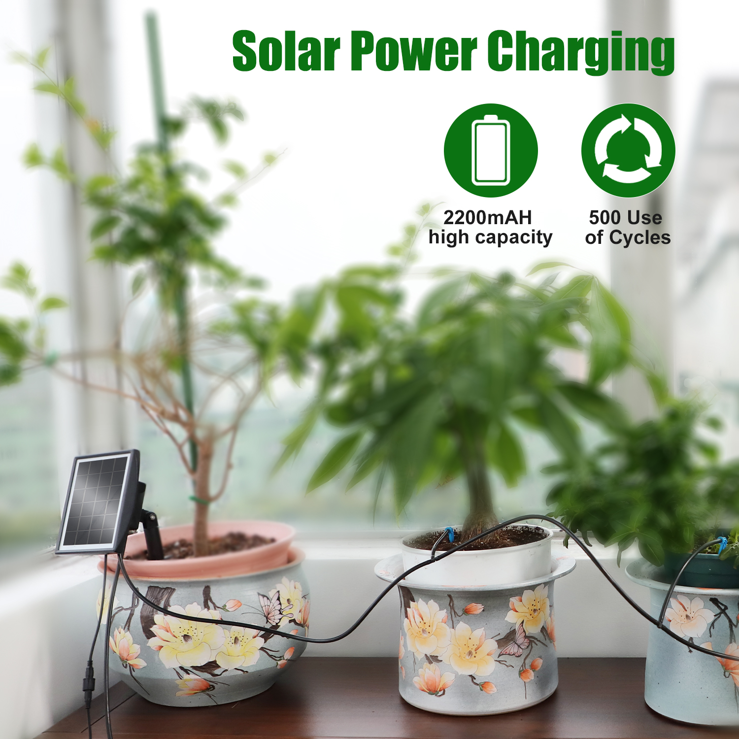 Solar Automatic Drip Irrigation Kit System Powered... – Grandado