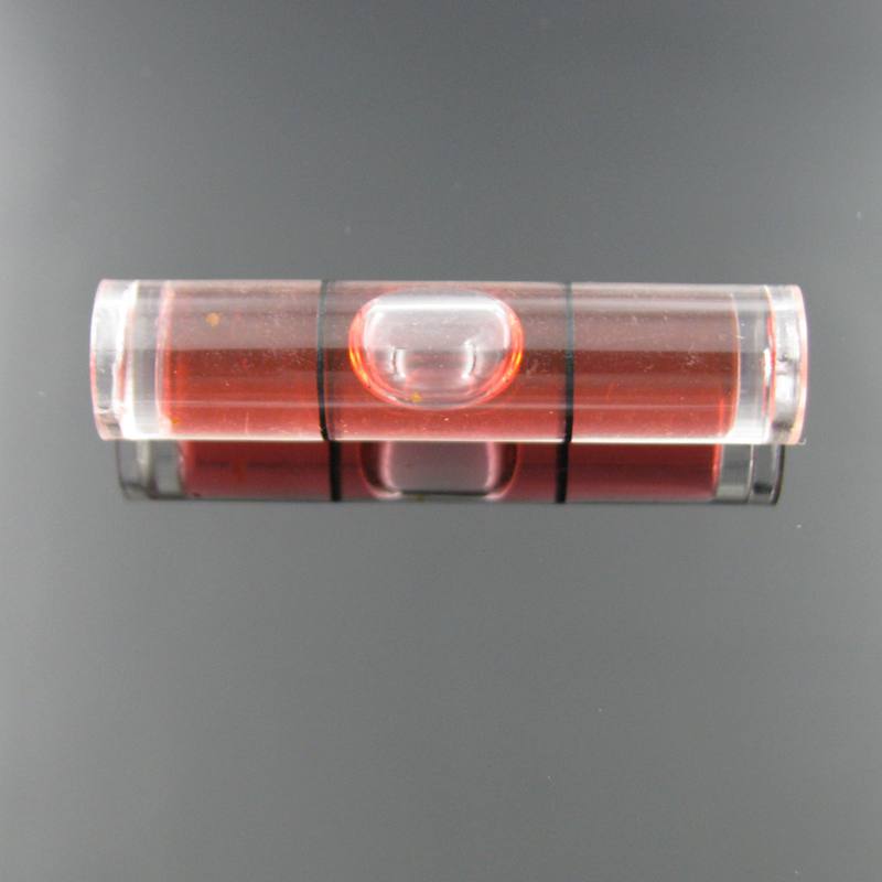 (10 pieces/Lot) 8*35mm Red Color Round spirit level spirit level vial Frame accessories