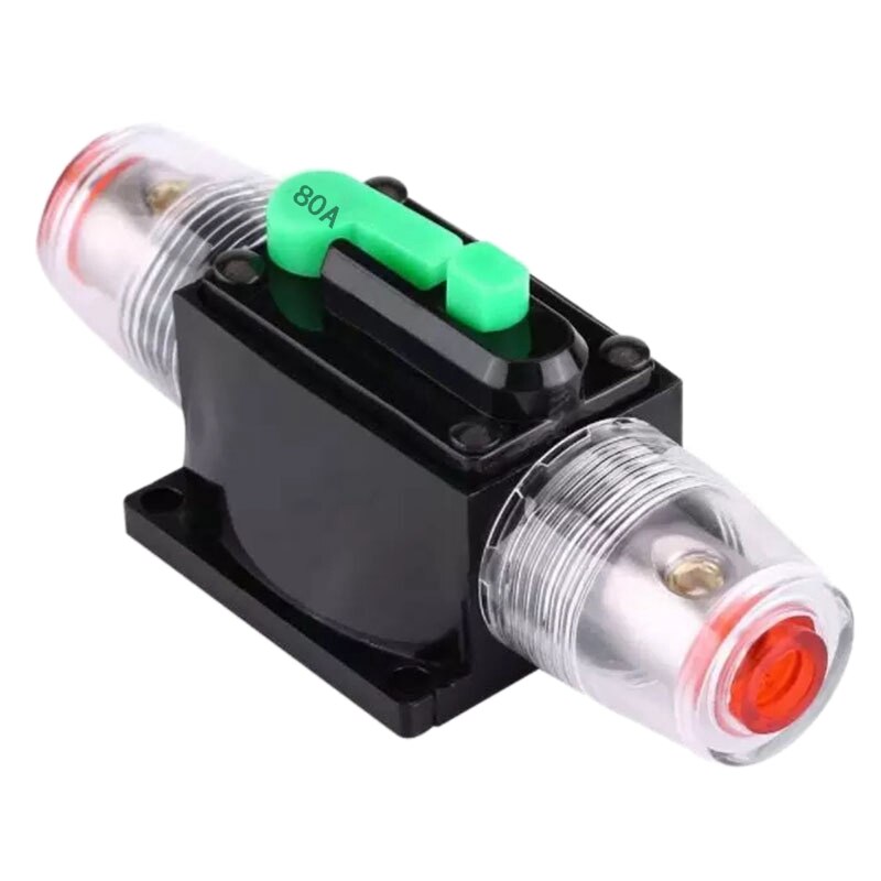 2V-24V DC 80A coche o seguro, para Auto coche barco marino estéreo interruptor o sistema inversor protección verde