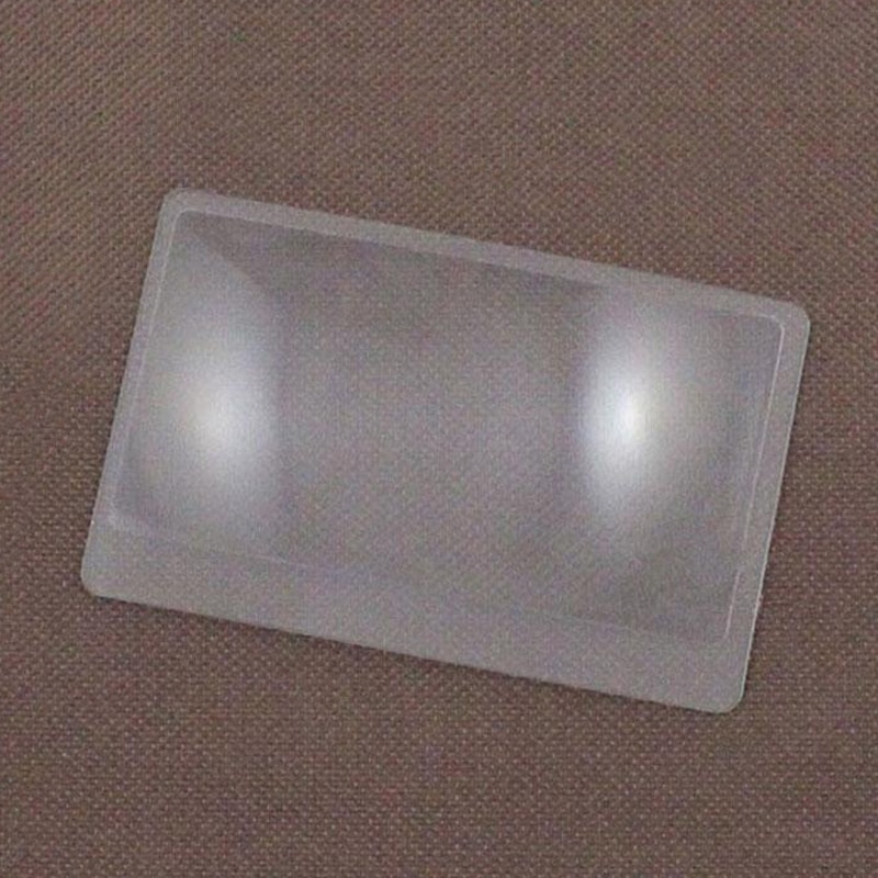 Ppyy -3 X Vergrootglas Vergroting Vergrootglas Fresnel Pocket Credit Card Size Transparante Vergrootglas