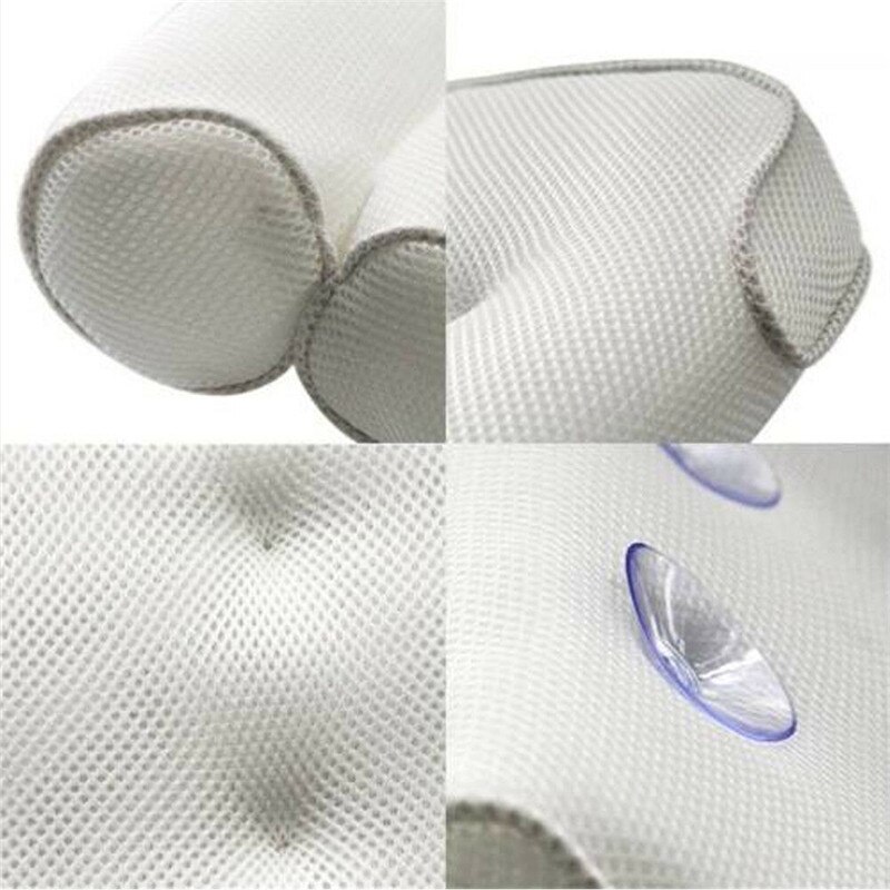 Luxury Home Bath Pillow Deep Cushion Non Slip Luxury Bathtub Neck Support