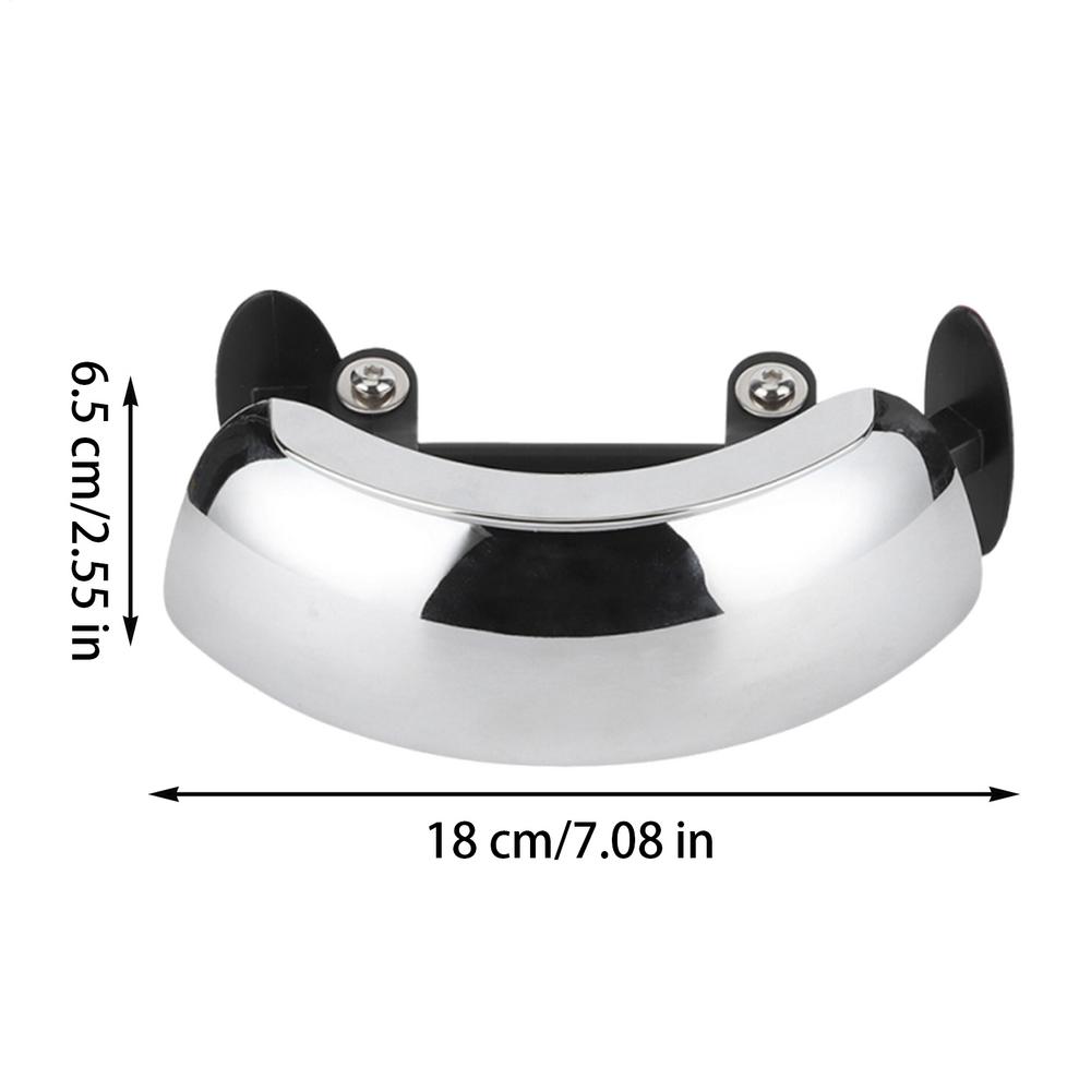 180 Degree Blind Spot Mirror Motorcycle Windshield Wide Angle Rearview Mirror Clear Parabolic HD Convex Mirror Motorbike Part: Default Title