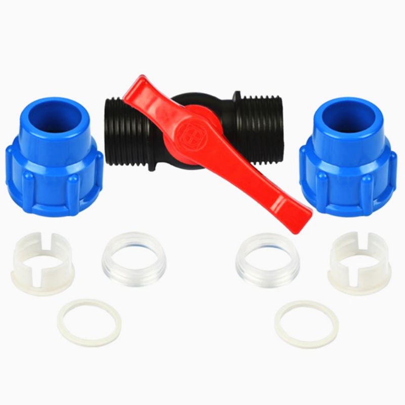 PE pipe pipe quick valve connector 22/27/35mmPE pipe ball valve fitting is suitable for courtyard farmland irrigation