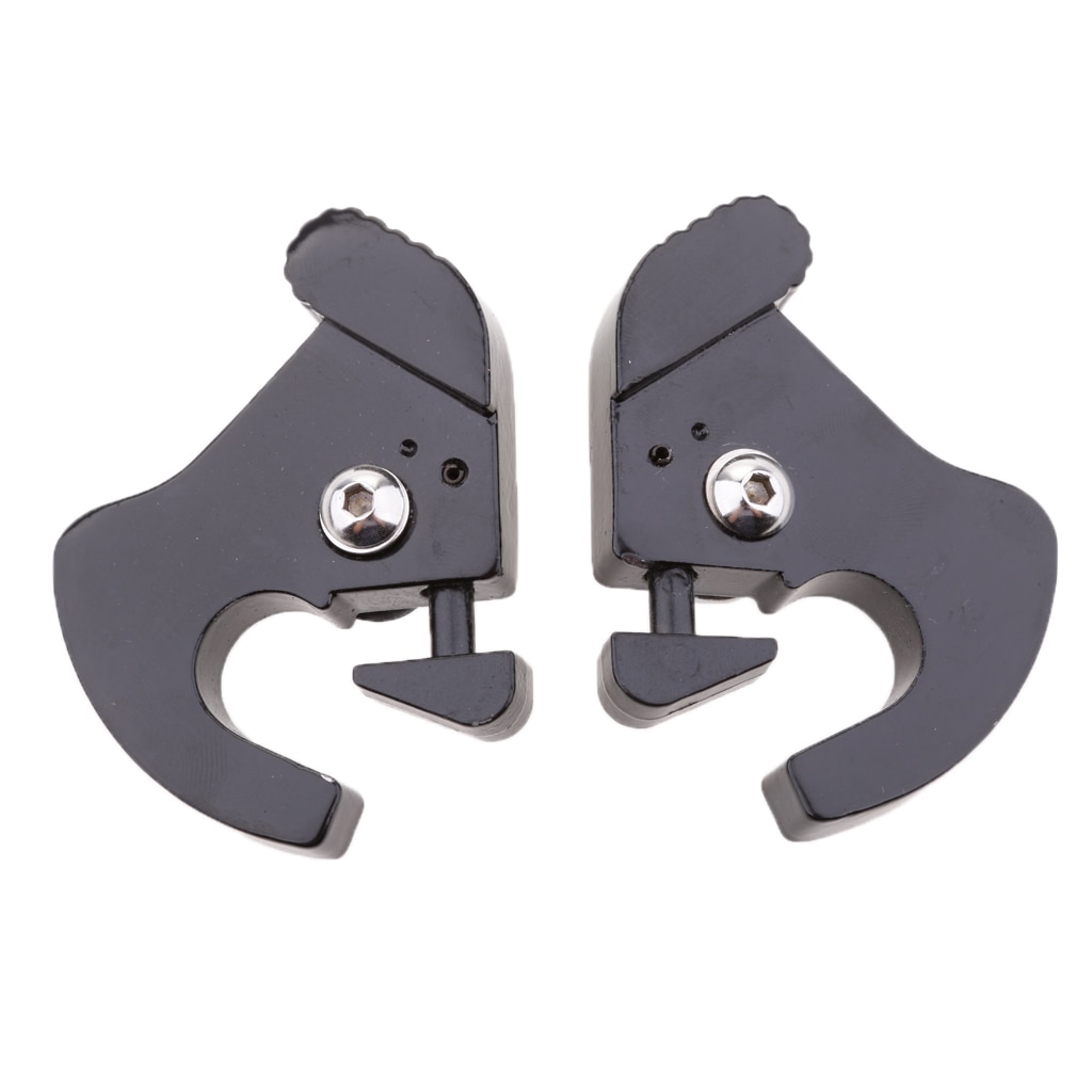 thumbnail image 2 of TCMT Detachable Sissy Bar Luggage Rack Docking Latch Clip Kit – Fit Harley Touring, Black 2 of 3