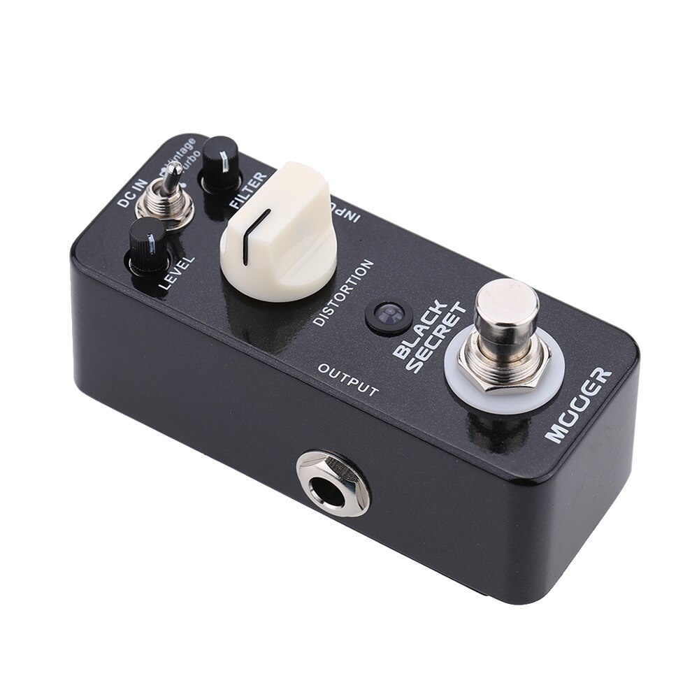 Mooer Guitar Effect Pedal mooer Black Secret Micro Mini Distortion Electric Guitar Pedal True Bypass For Guitar Accessories