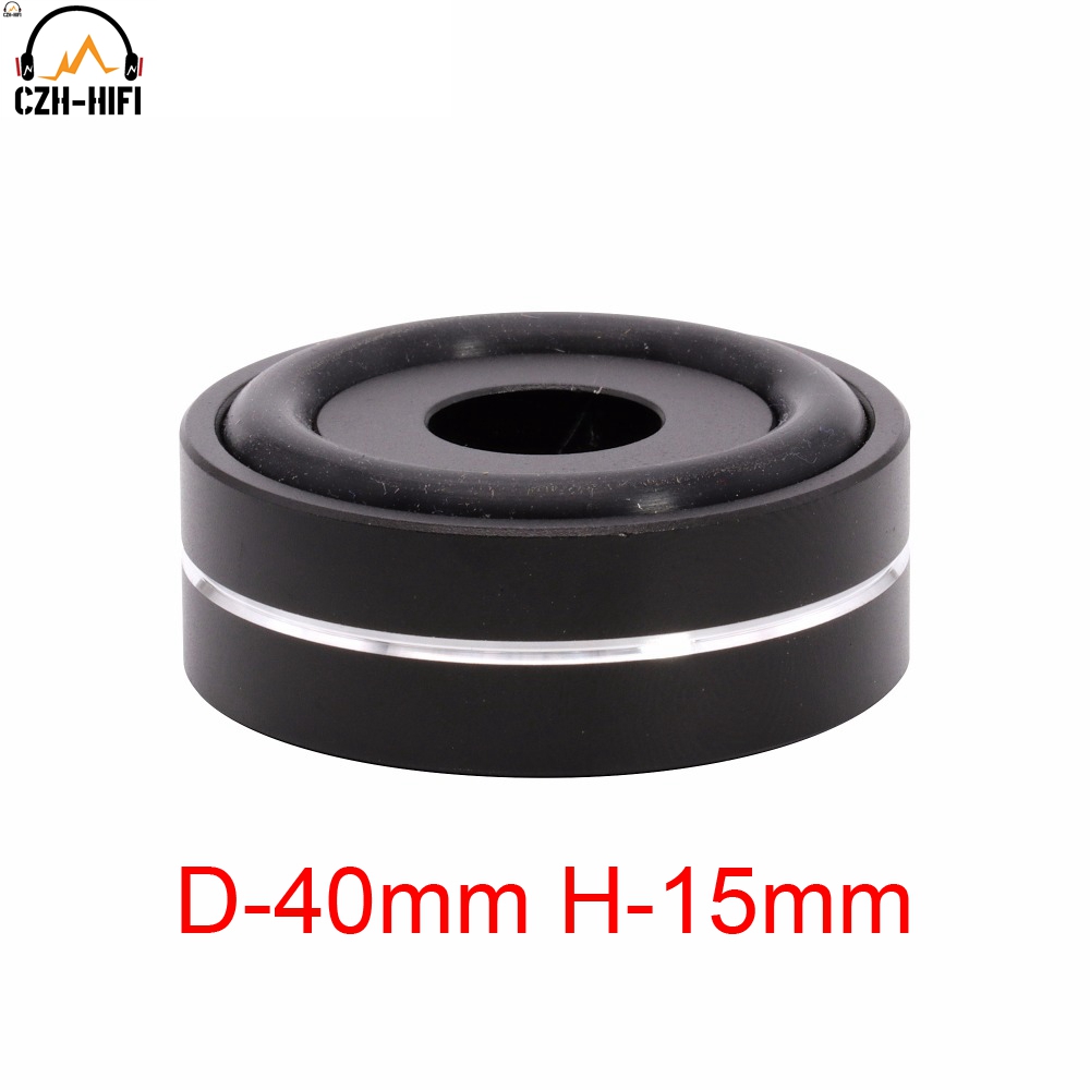 1pc 40mm Machined Full Aluminum Amplifier Feet PC Chassis Speaker Cabinet Isolation Stand Base AMP DAC Turntable Pad Cone