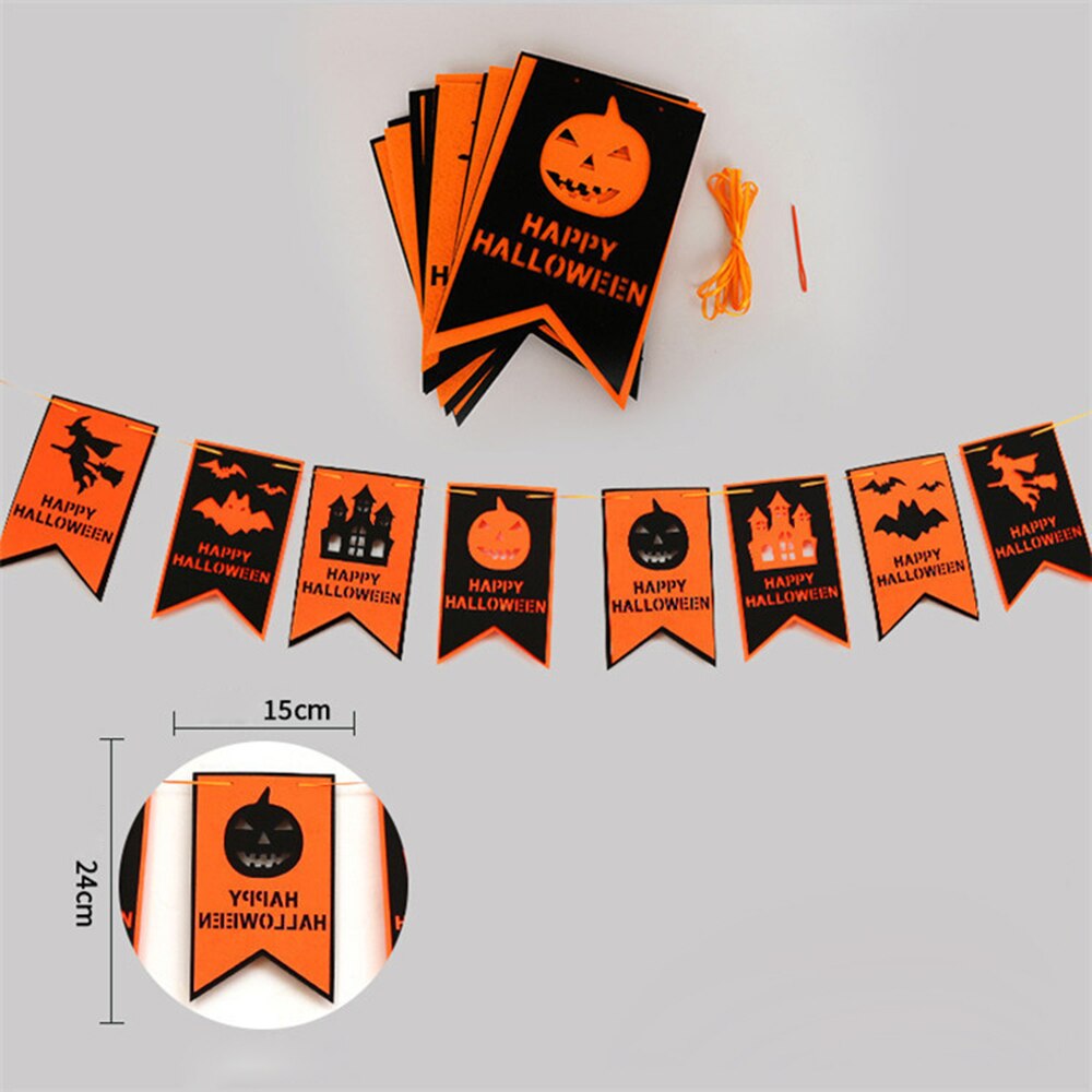 1set 3M Paper Chain Garland Banner Pumpkin Bat ... – Grandado