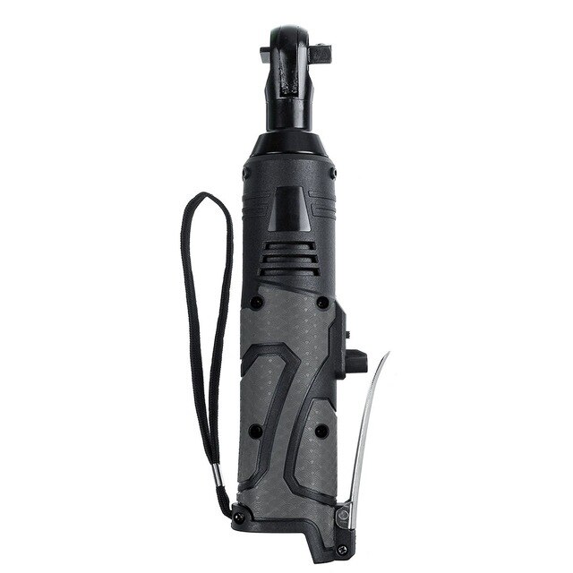 28V 90N.m Cordless Electric Wrench 3/8" Ratchet for Makita Battery Rechargeable Scaffolding Right Angle Wrench Tools: Gray