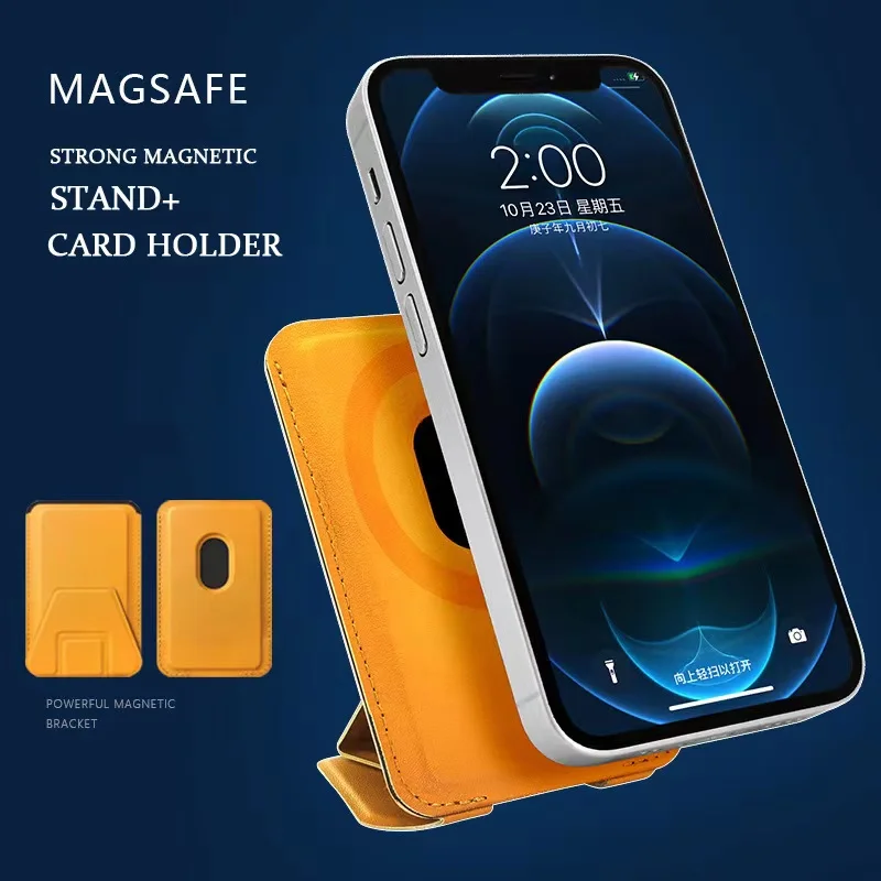 Magnetyczny portfel na telefon Magnetyczne etui na karty na tył telefonu jako portfel na telefon Przyklejany na portfel na Iphone 15.