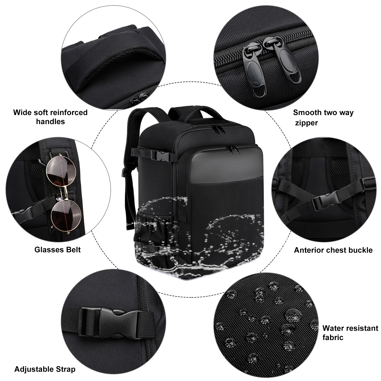 40x20x25 and 45x36x20 Travel backpack,Laptop Backpack,unisex.Multifunctional bag,School Bag, university,trekking rucksack