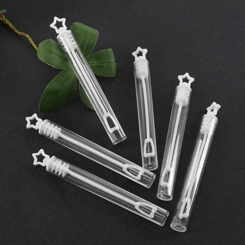 60pcs Bubble Maker Water Bottle Toy Love Heart Wand Tube Weddin Star Shape Bubble Machine Water Bottle Without Water