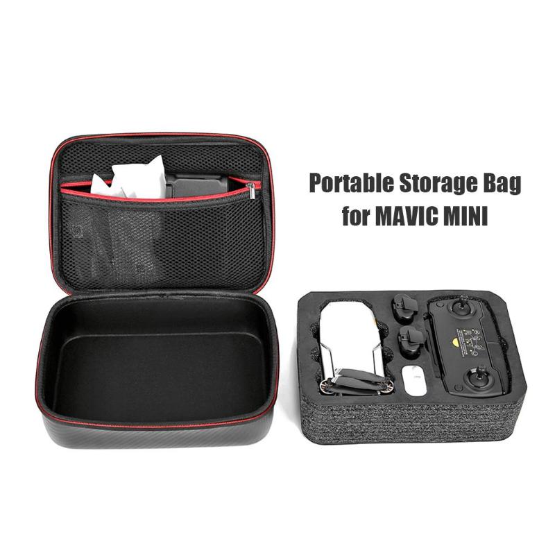 For DJI Mavic Mini Drone Carrying Case Storage Bag Waterproof PU Fabric Protective Cover for Mavic Mini Drone Accessories