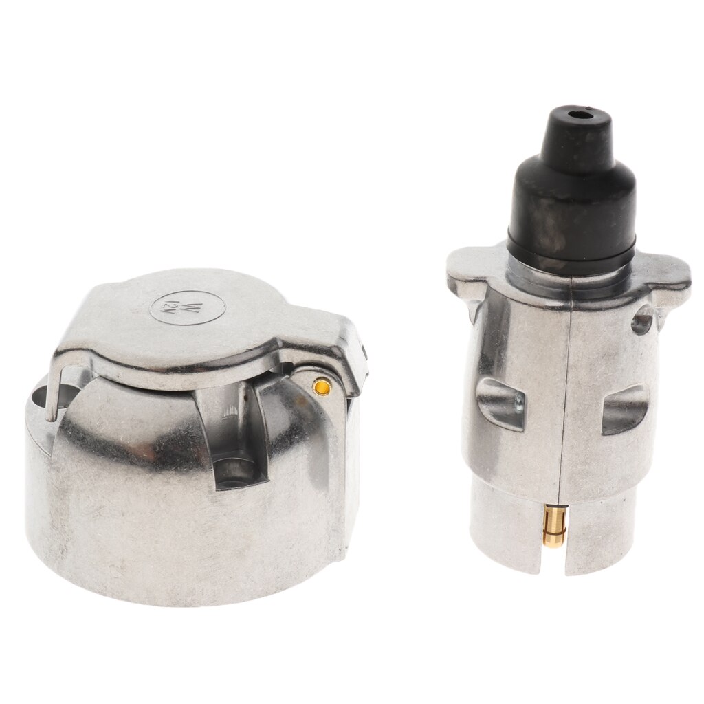Caravan Boat Trailer 7 Pin Electrical Plug Socket Kit Wiring Connector 12N