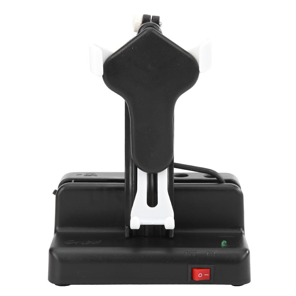 Stop motion stand shaker mobiltelefon wiggle enhed automatisk telefon swing motion trin stigende ryste skridttæller holder: Hvid
