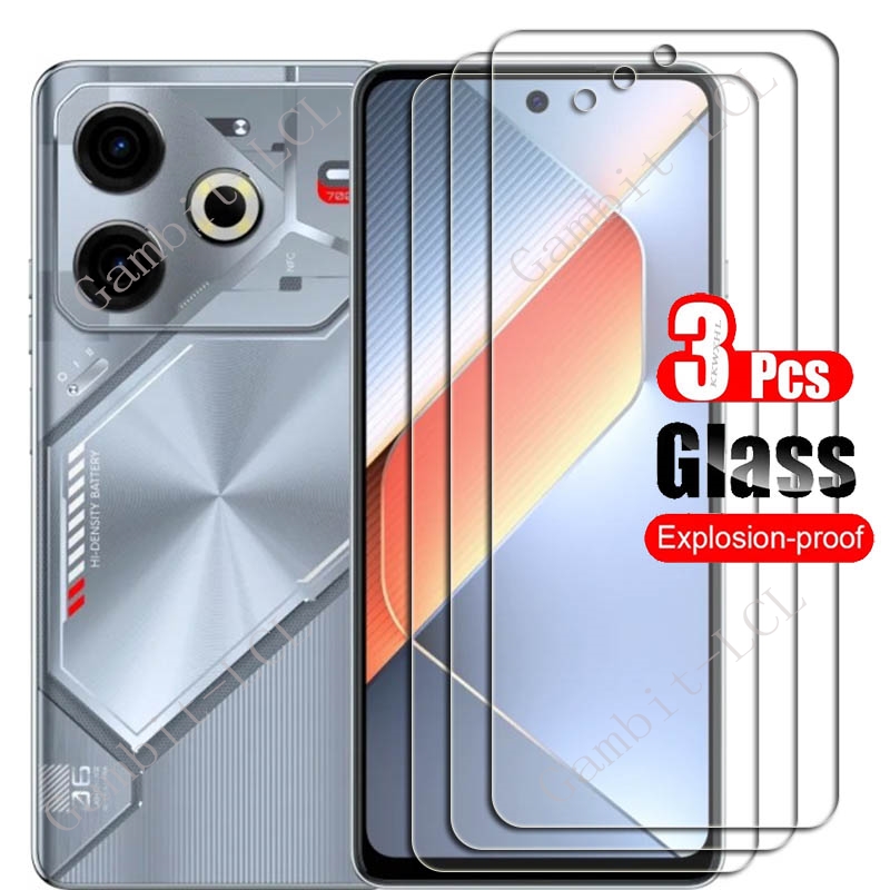 3PCS For Tecno Pova 6 Neo Tempered Glass Protective On Pova6Neo Pova6 6Neo 6.78" Screen Protector Cover Film: Default Title