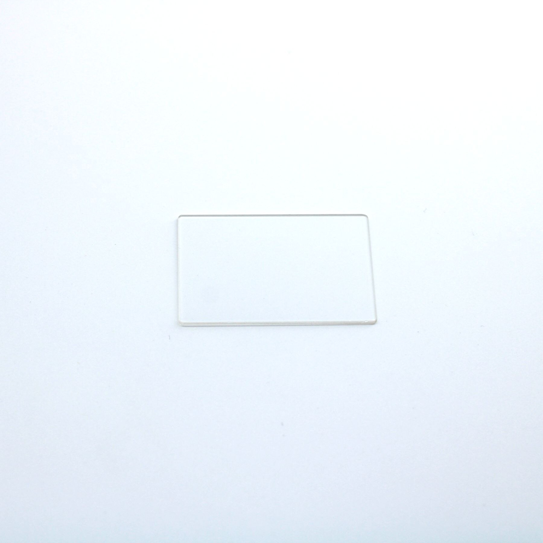 size 50x80mm clear transparent glass BK7