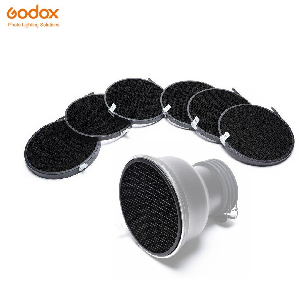 Pro 10 20 30 40 50 60 Degree Honeycomb Grid Kit for Profoto Zoom Standard Reflector 2 II