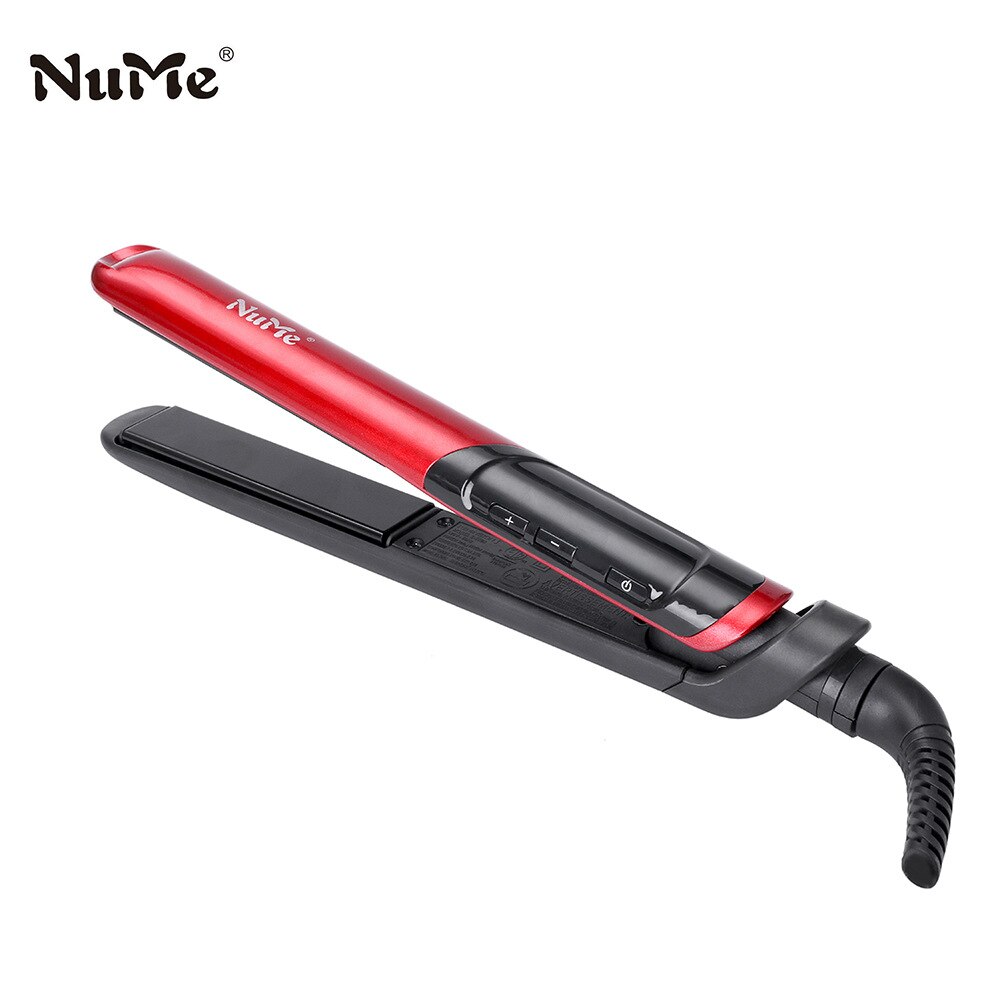 2 in 1 LCD Display ceramic coating Hair straightener comb hair Curler beauty care Iron healthy beauty curling irons flat iron