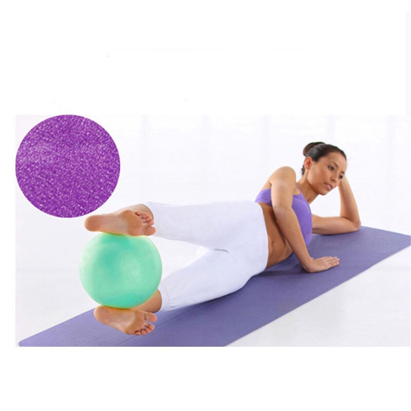 Mini Yoga Pilates Ball Explosion-proof Pvc Fitball for Stability Exercise Training Gym Anti Burst&slip Resistant Straw 25cm