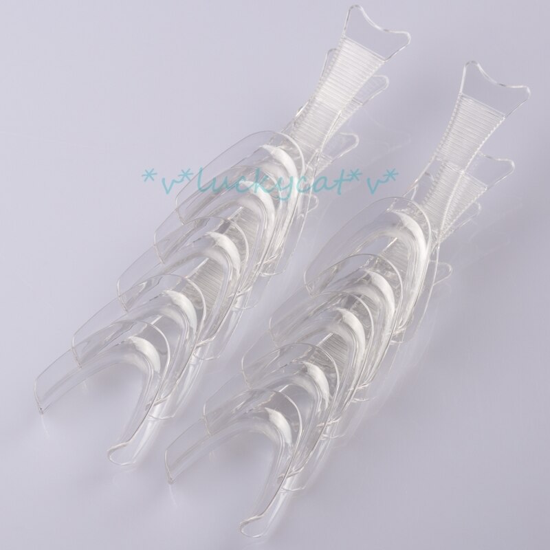 Écarteur dentaire Transparent pour lèvres et joues, 10 pièces/paquet, outil de laboratoire pour dentiste