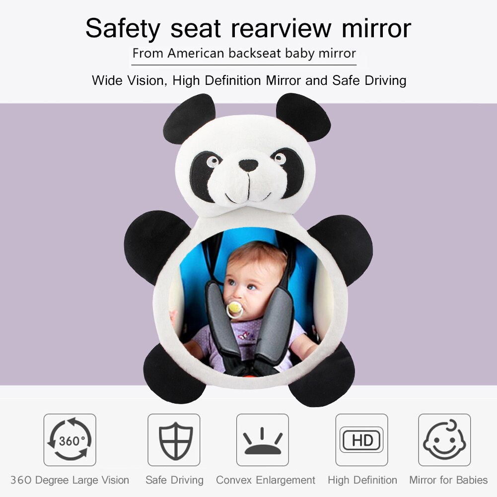 Adjustable Safety Car Baby Mirror Back Seat Headrest Rearview Mirror Baby Facing Rear Ward Infant Car Safety Kids Monitor