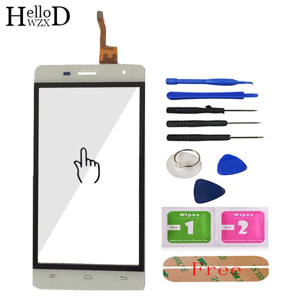 5.0 ''berühren Bildschirm Glas Für Oukitel K4000 Profi Vorderseite Glas Digitizer Tafel Objektiv Sensor biegen Kabel Werkzeuge Klebe