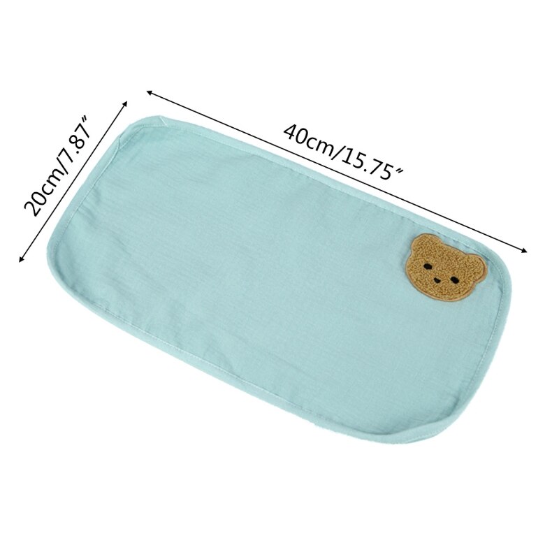 Serviette d'alimentation pour bébé, mouchoir en coton Anti-crachat, tissu pour le visage