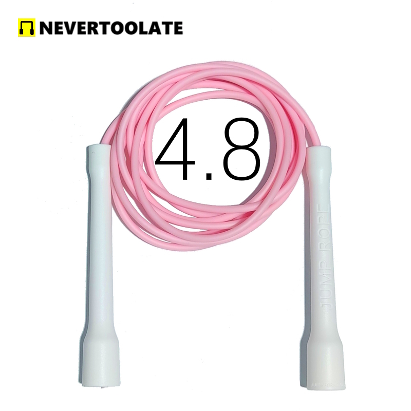 Langer CC-Griff, 15 cm, robust, bruchsicher, leicht zu halten, weiches PVC-Springseil für Anfänger, zum Überspringen, Freistil, Elevaten, Beuteln, Fitness: verrotten