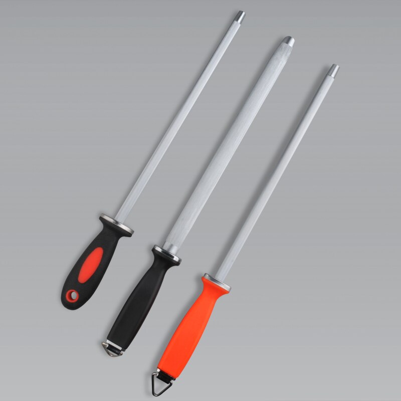 6"/8"/10"/12" Knife Sharpener Sharpening Ceramic Rod ABS Handle Honing Knife Sharpener for Knives Sharpening Steel Musat