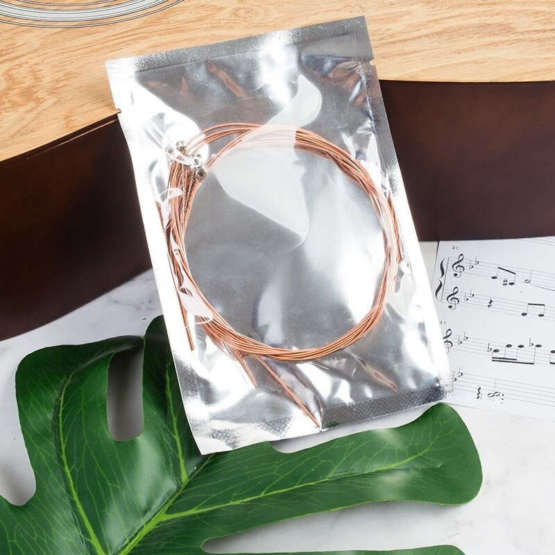 6Pcs Zuiver Koper Strings 1-6 Voor Klassieke Klassieke Gitaar Snaren Staaldraad Klassieke Akoestische Folk Gitaar Onderdelen accessoires