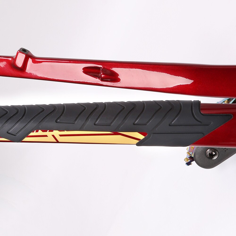 Fiets Stickers Frame Anti Scratch Protector Mtb/Road Fiets Anti Slip Sticker Bescherming Frame Cover Silicone Protector