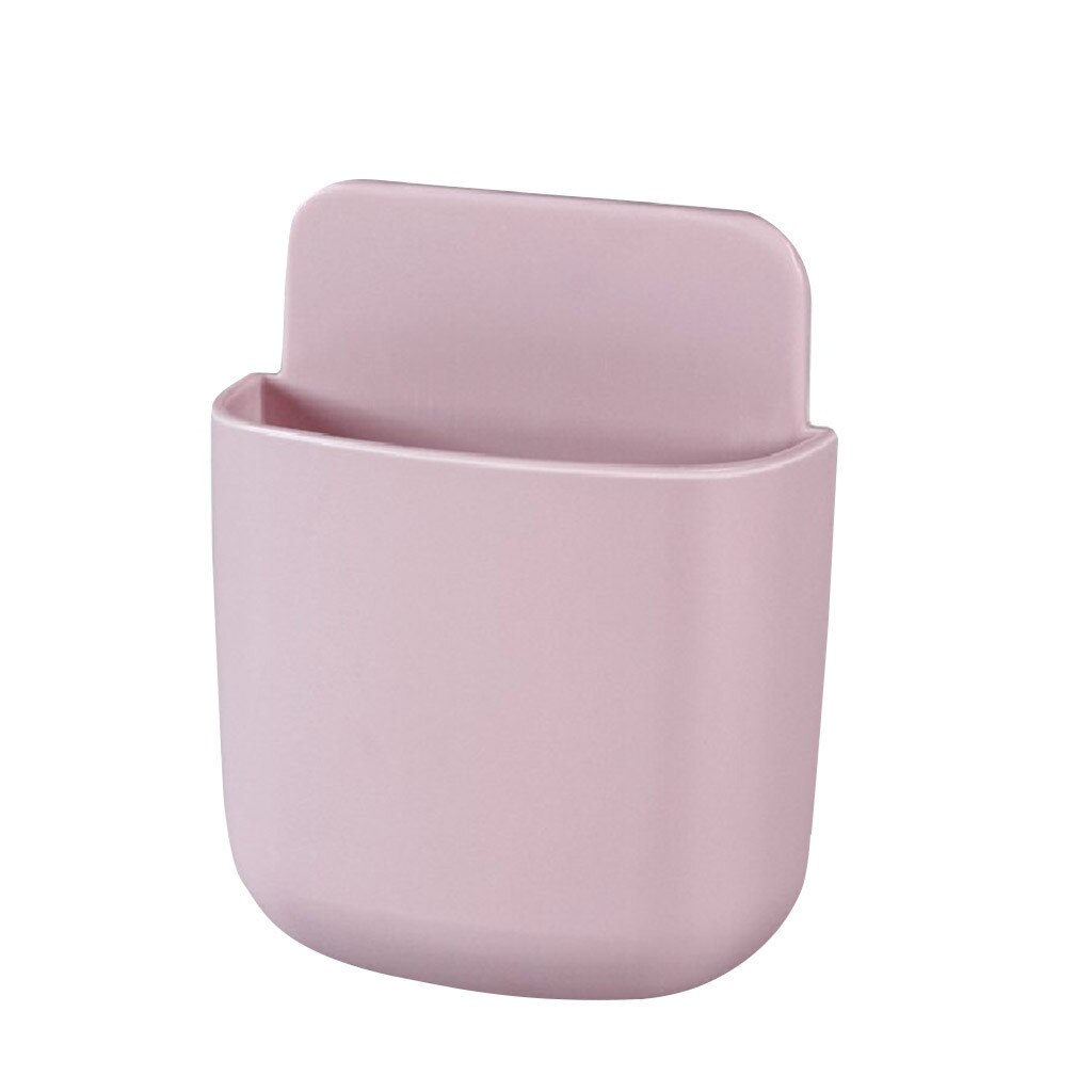 Free Punch Wall Hanging Remote Control Home Bedroom Remote Control Shelf: C