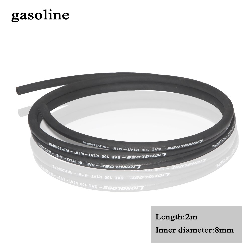 Diesel slang brandstofleiding autoleiding hoge druk inlaat uitlaat olie rubber ijzerdraad metaal 8 mm 10 mm 12mm slangen auto accessoires onderdelen