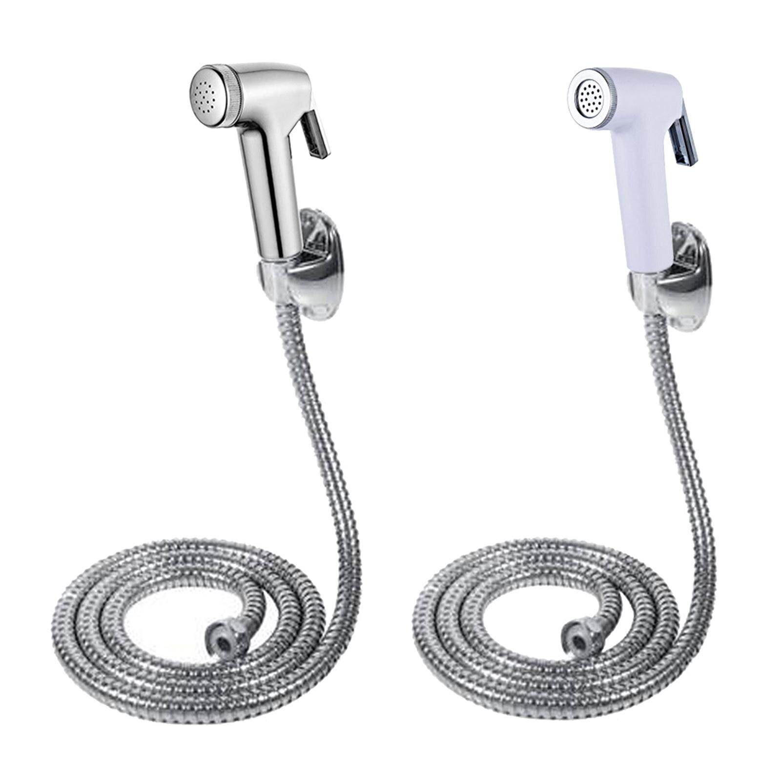 ABS Handheld Toilet Bidet Sprayer Toilet Cleaning Sprayer with Hose Cleaning Diapers Spray Attachment for Kitchen Cleaning