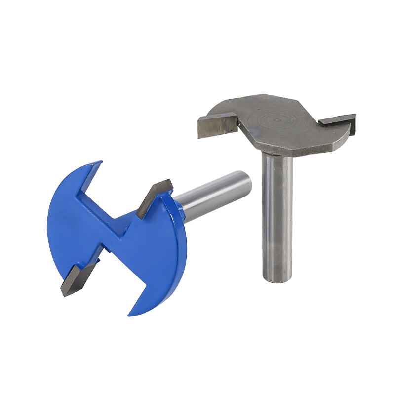 Xcan 1pc 1/4 '' (6.35mm)  skaft t slidsfræser fræser hårdmetal rille fræser bit træfræser