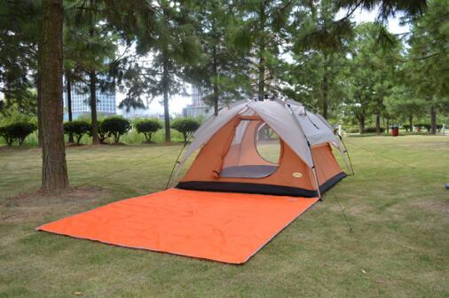 Vandtæt teltgulv presenning picnicmåtte ultralet lommetelt fodspor strand tarp med sæk til camping vandreture gyh