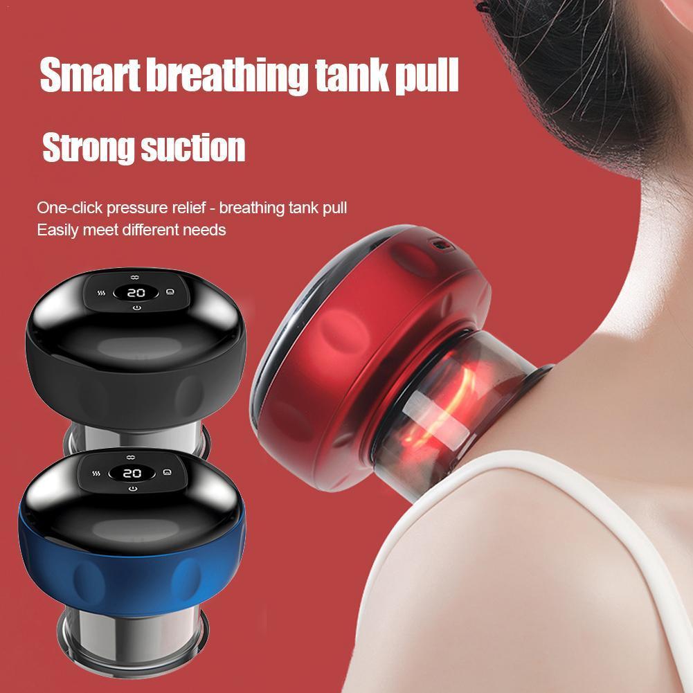 Cupping Therapy Machine Electric Cupping Massager Vibration Function Muscle Stimulator Massage Points Vacuum Suction Cups