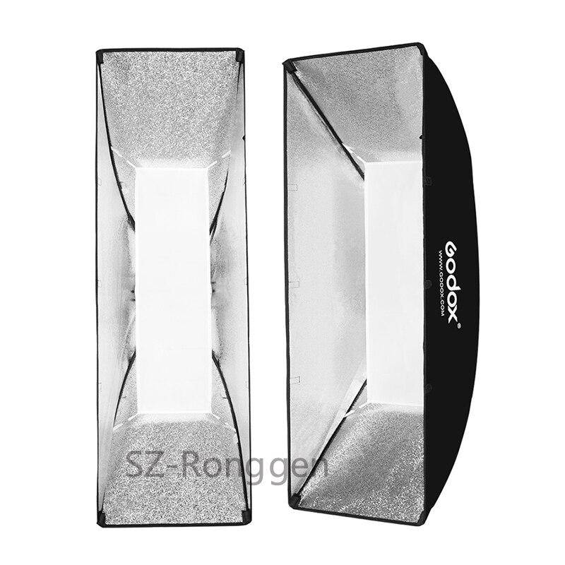 Godox Softbox 35x160cm 14"x 63" Portable Rectangular Studio Strobe Softbox with Bowens Mount for Studio Flash