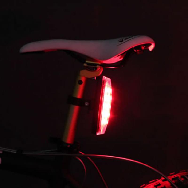 Mountainbike achterlicht 5 led fietsveiligheidswaarschuwing rood achterlicht ultrafelle waterdichte fietsachterlichten
