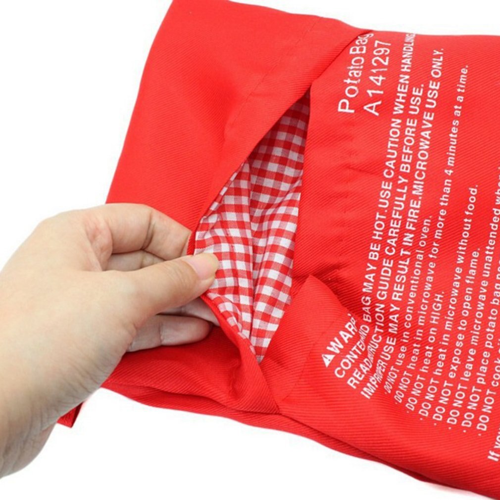 Microwave Oven Potato Bag Roasted Potatoes Microwave Oven Baking Bag Washable And Reusable Potato Pot Bag