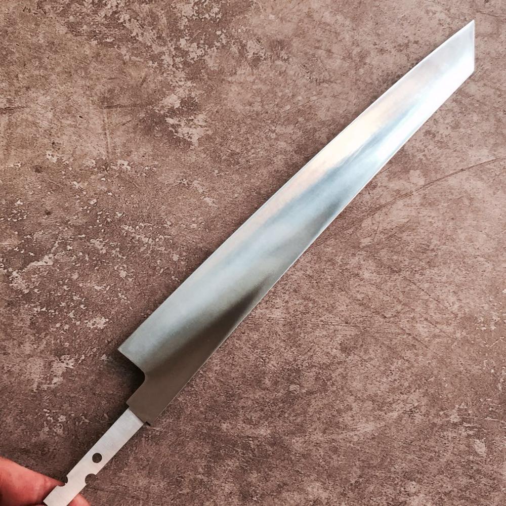 Sashimi knife diy blank blade Sushi Yanagiba Knife - Japanese Kitchen Knife 12" with AUS-8 Stainless Super Steel Sharp Blade