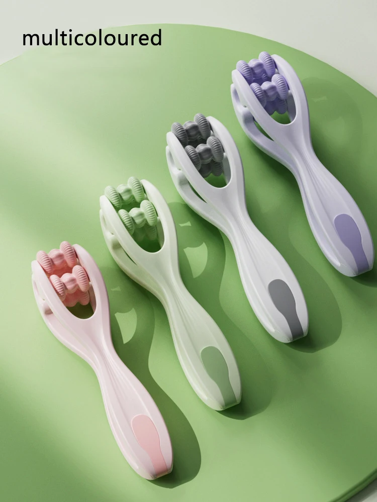 Vingermassageapparaat met dubbele rij rollers, eenvoudig in gebruik, verlicht vingervermoeidheid, bevordert de bloedsomloop, draagbaar vingermassageapparaat.